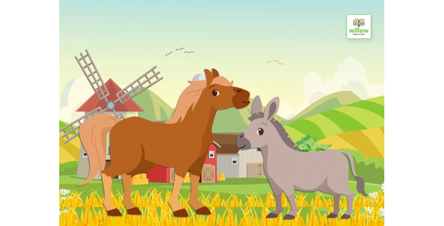 Dongeng Time: Kuda dan Kedelai, Dua Hewan Pengangkut Rumput